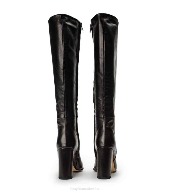 kniehohe Stiefel| de Tony Bianco Frauen Bellez-Kalbsstiefel schwarzes Venedig 4624446